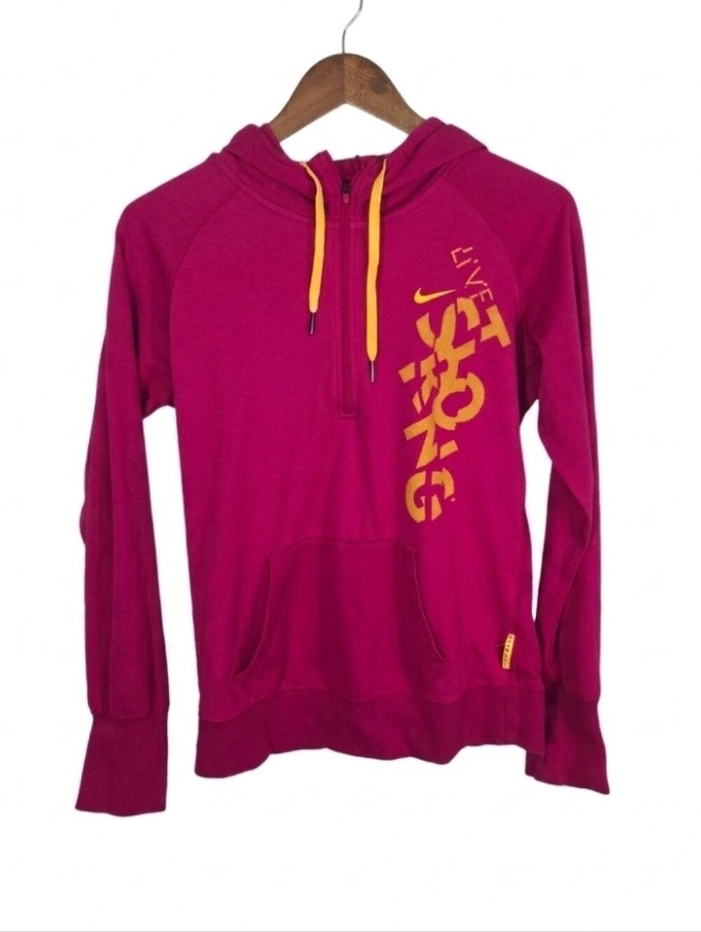 NIKE 1/4 zip hooded sweatshirt